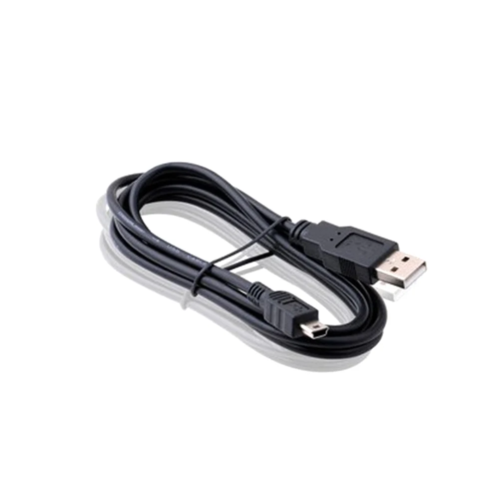 Кабель для передачи данных и зарядки адаптер USB 2 0 A штекер в Mini 5 Pin черный длина 90