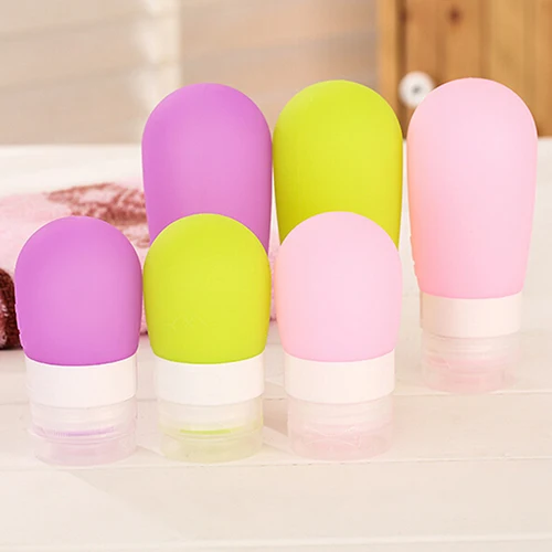 

Empty Silicone Travel Packing Press Bottle for Lotion Shampoo Bath Container BGXL