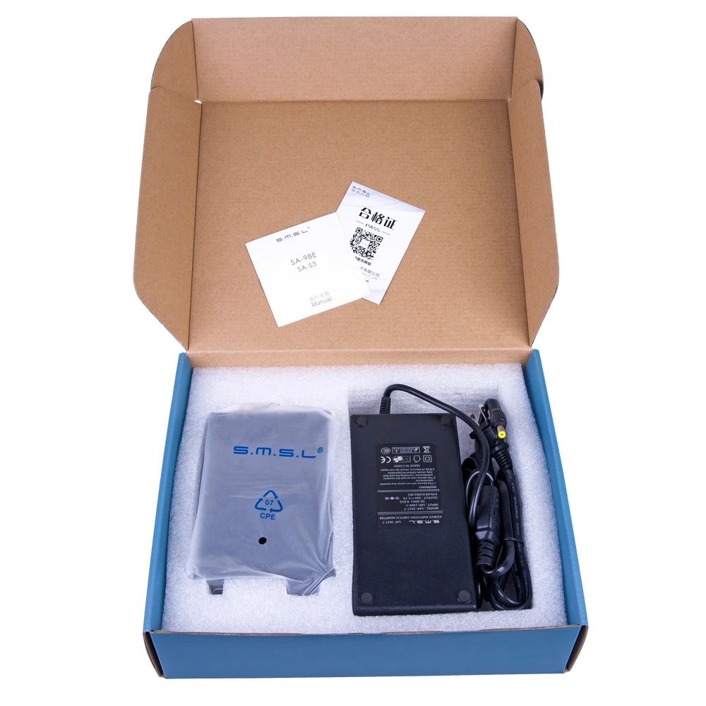 Высококачественный цифровой усилитель мощности SMSL TDA7498E 160 Вт * 2 класса d Hi-Fi аудио