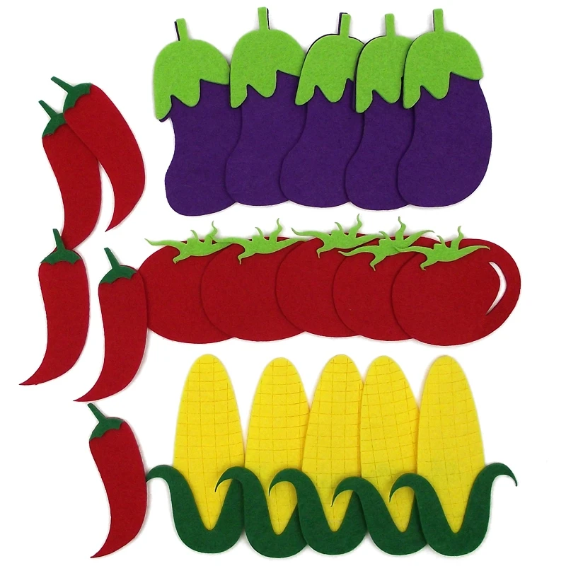 Фетровый коврик для рукоделия смешанный дизайн не тканый оборудование овощей 5