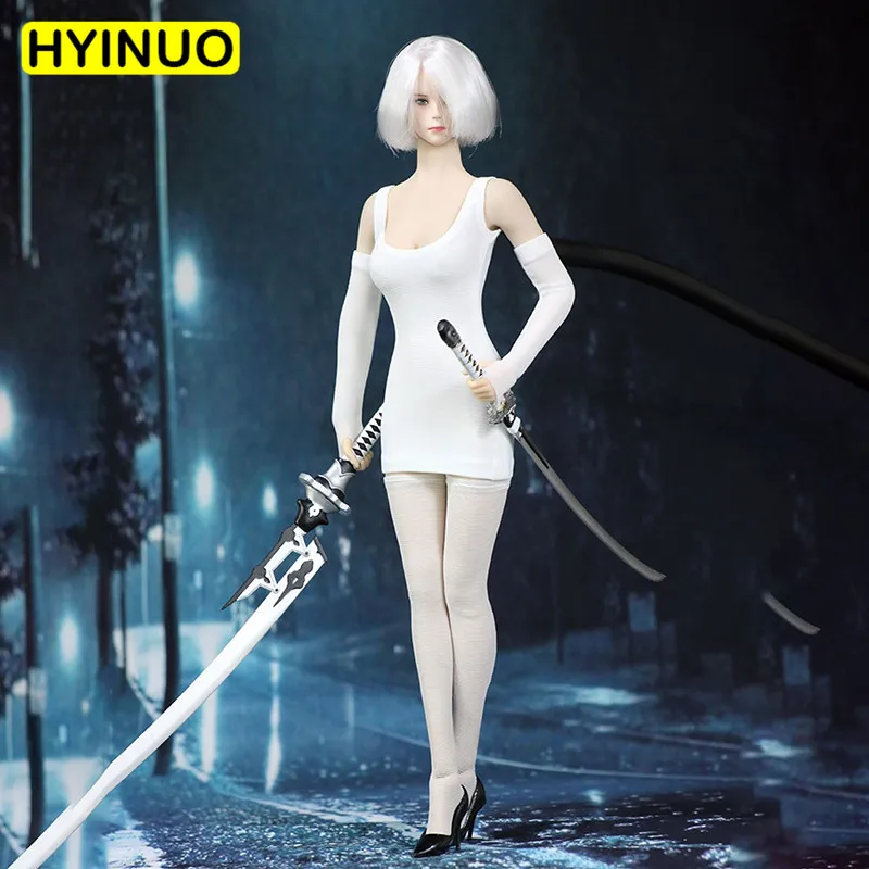 2 цвета 1/6 масштаб Neil Mechanical Era женский Miss 2B женское сексуальное платье комплект