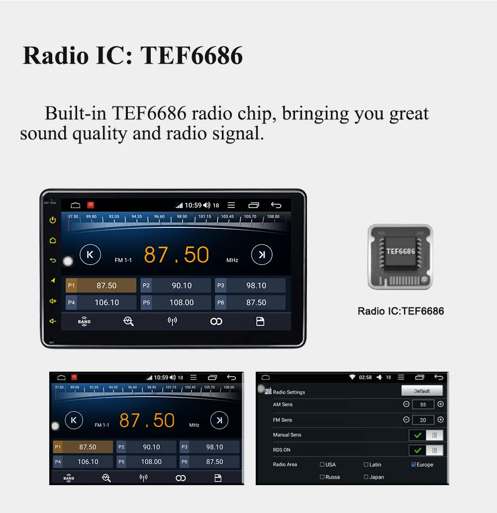 1280*720 " 1 din Android автомобильный Радио автомобильный мультимедийный плеер gps/Авто Радио/Автомобильный dvd-плеер/DSP Carplay быстрая загрузка Bluetooth