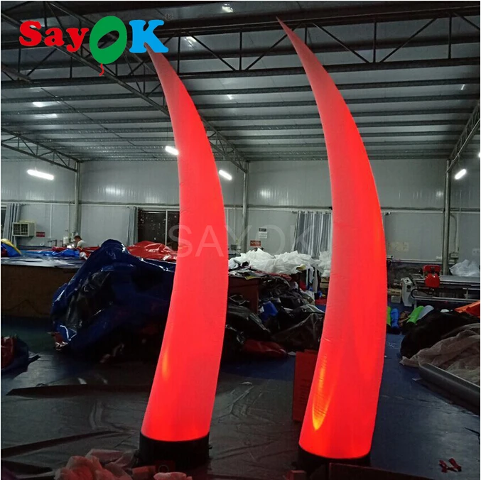 2 м/2 5 м/3 м Бесплатная доставка Led надувной конус/надувной столб/Надувное