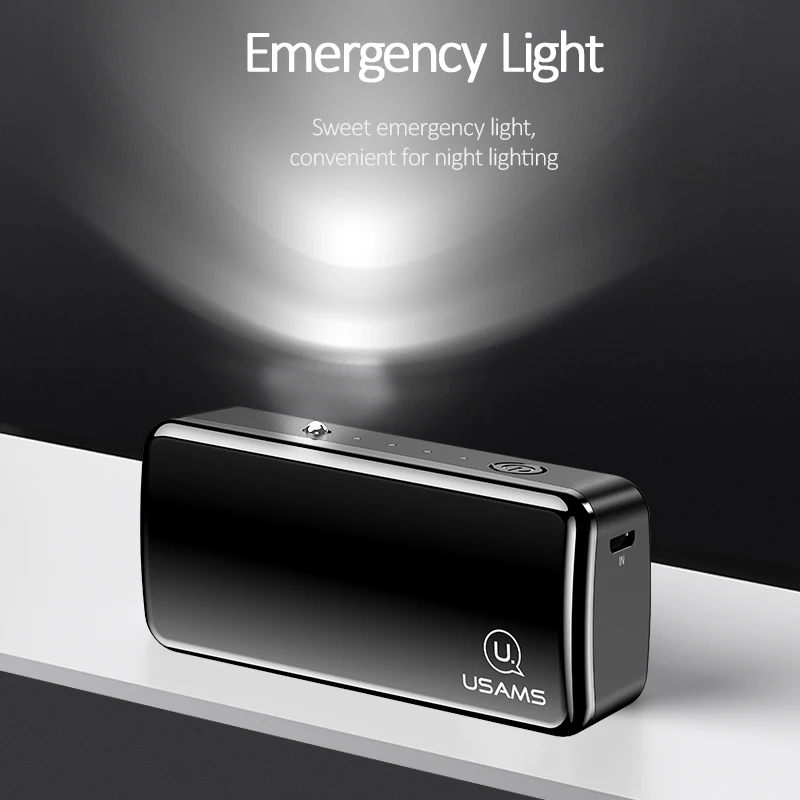 USAMS 2000 мАч ультра легкий мини USB power Bank Портативный Внешний аккумулятор