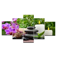 5d diy diamond painting home decorative diamond embroidery 5pcs stones bamboo orchid flowers for home decoration h270