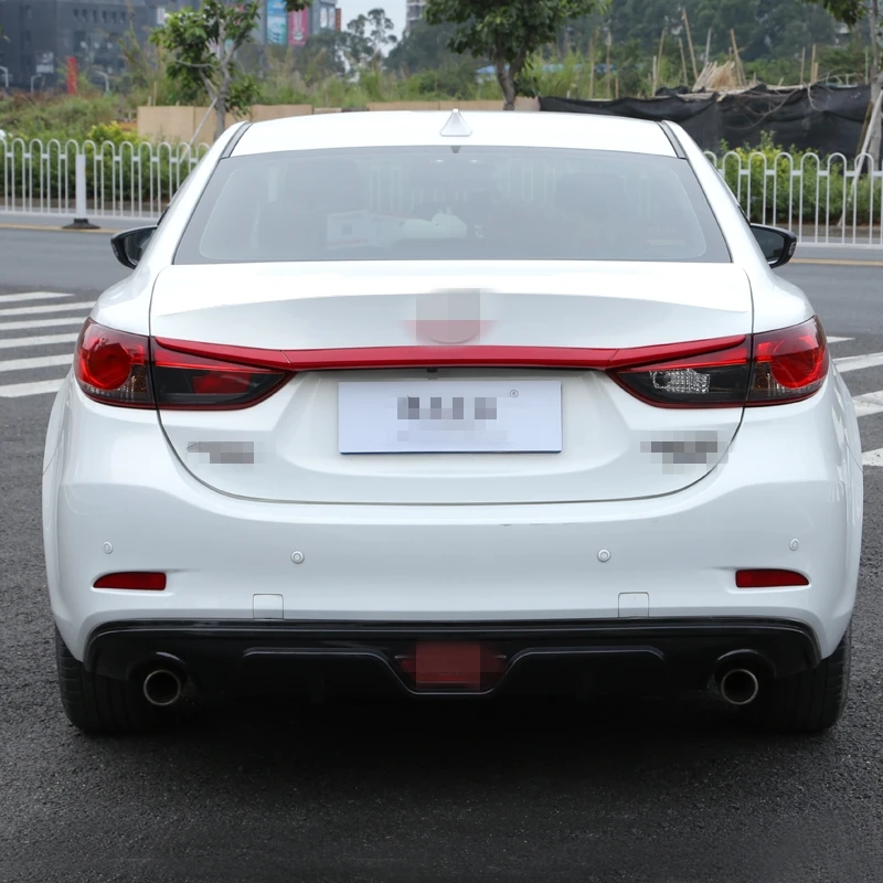 Для MAZDA 6 ATENZA M6 2014 2019 задняя защитная накладка на багажник Накладка задний бампер
