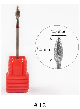 1 шт. Вольфрамовая твердосплавная фреза для электрического маникюрного аппарата