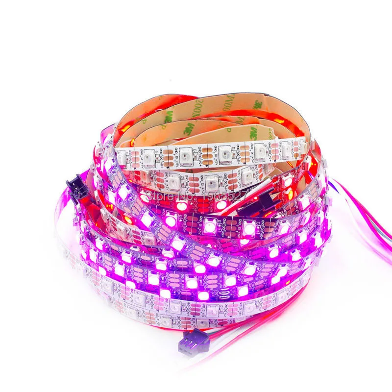 DC5V WS2812B Светодиодные ленты WS2812 цифровой RGB пикселей Дисплей DIY WS2811 Рождество ТВ