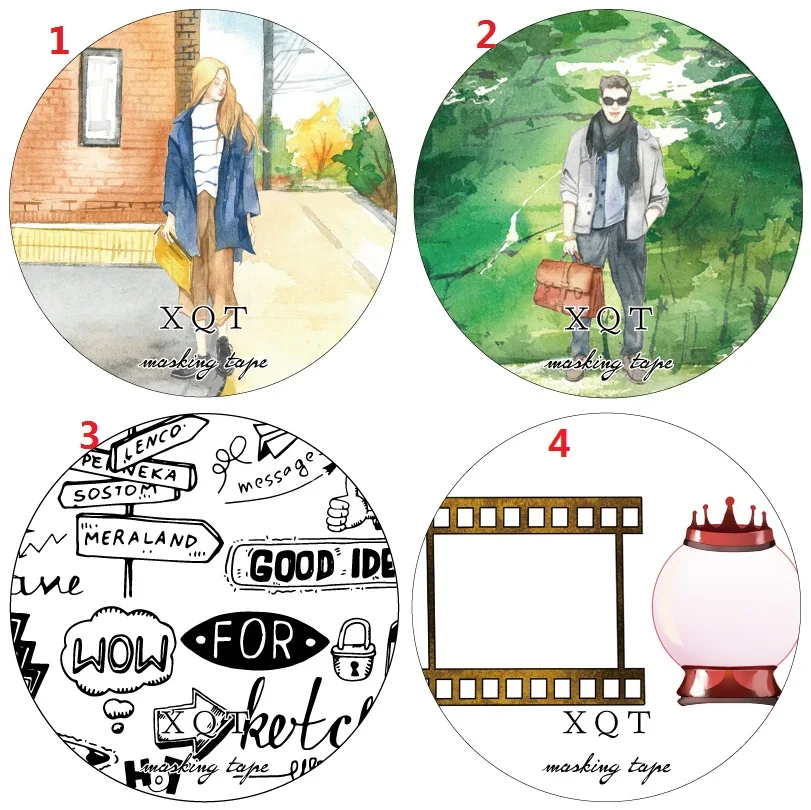 

2018 New Arrival 7M Street series Washi Paper Tape Paper Masking Tape Stickers Decorative Sticker Adhensive Tape XQT0216-005