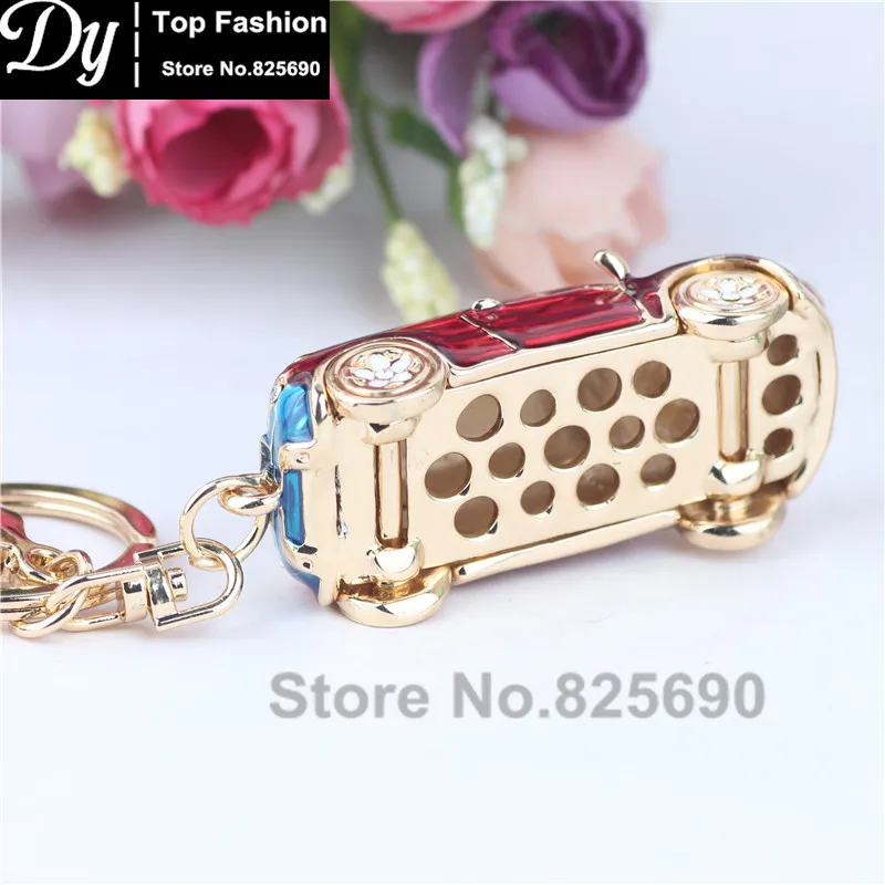 Crystal Rhinestone Alloy Keychain For Women Handbag Mini Rover Car Bag Key Ring Holder Chaveiro | Украшения и аксессуары