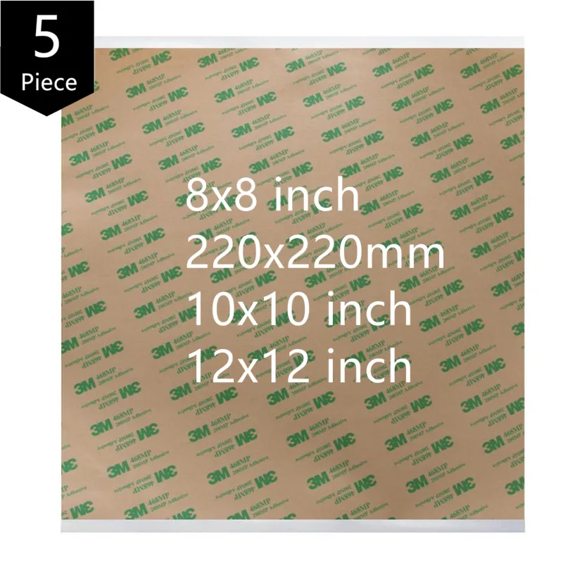 5 шт. Reprap 3D принтер 8 ''/220 мм/10''/12 'ɳM 468MP клейкая лента листы | Компьютеры