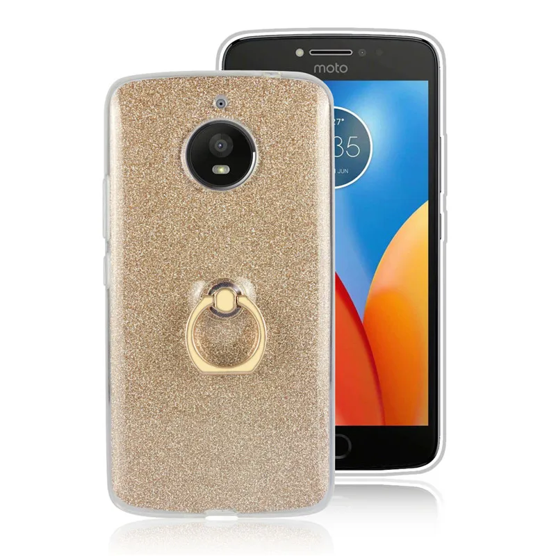 Чехол для телефона с поворотным кольцом и держателем пальцев Motorola Moto E4 Plus