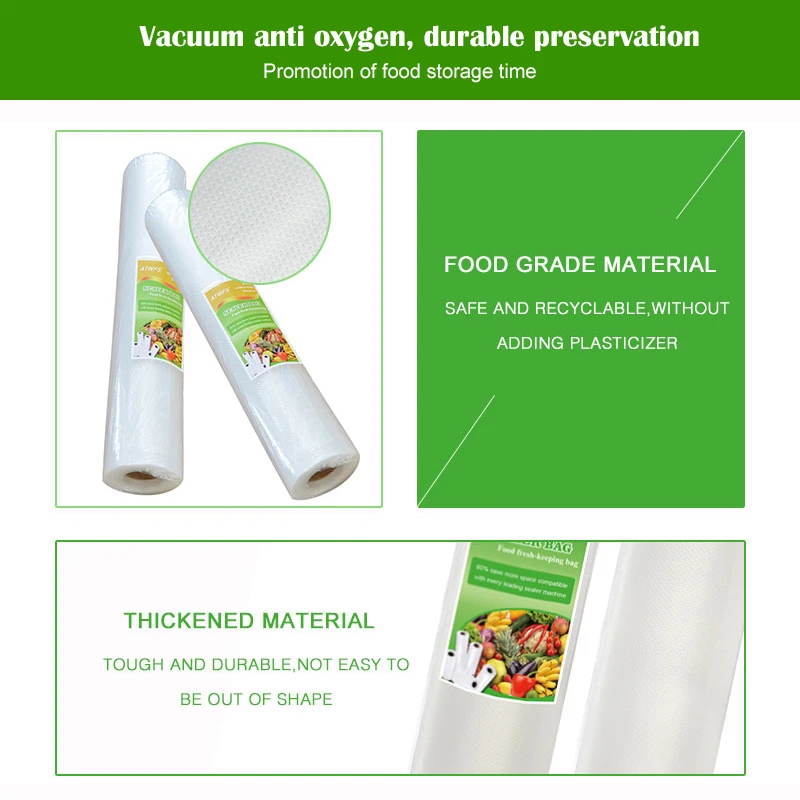 

ATWFS Vacuum Sealer Vacuum Bag Packing Machine Sealing Machine Packer Including 15Pcs Bags and Packaging Rolls 25cm+17cmX500cm