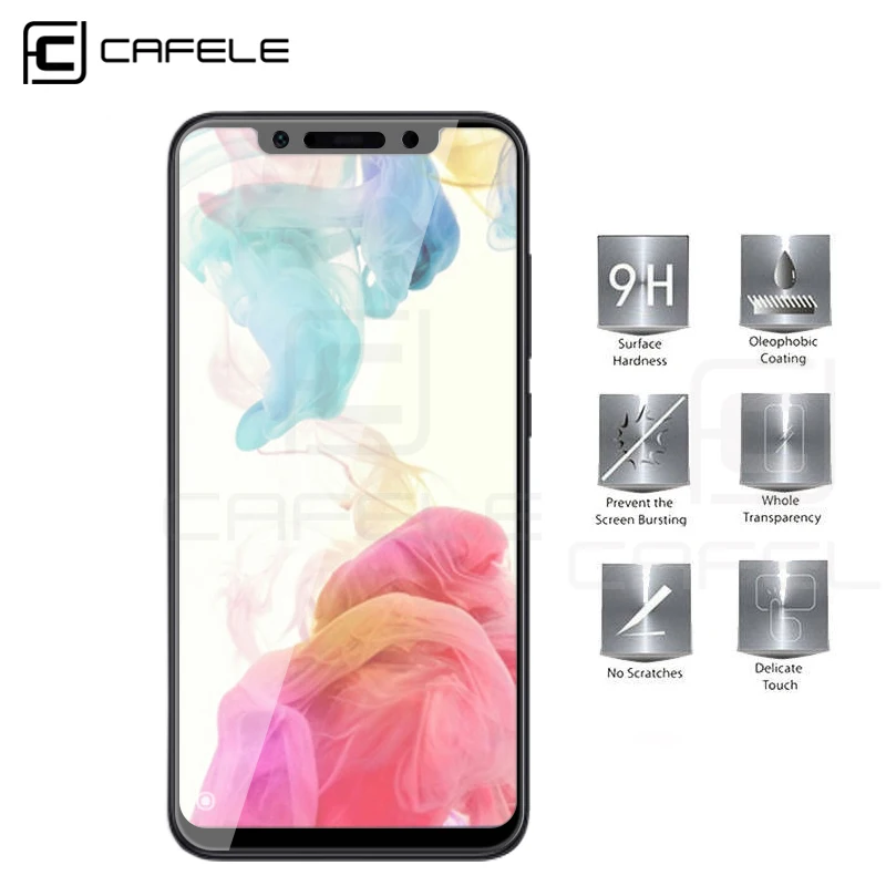 CAFELE 2.5D защита для экрана Xiaomi Pocophone F1 закаленное стекло твердость 9H HD Прозрачная