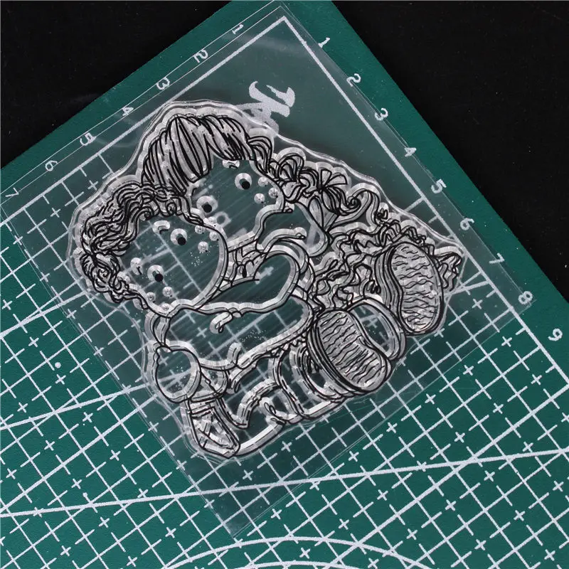 Rubber Silicone Clear Stamps and Metal die for Scrapbooking Tampons Transparents Seal Background Stamp Card Making Diy | Канцтовары для