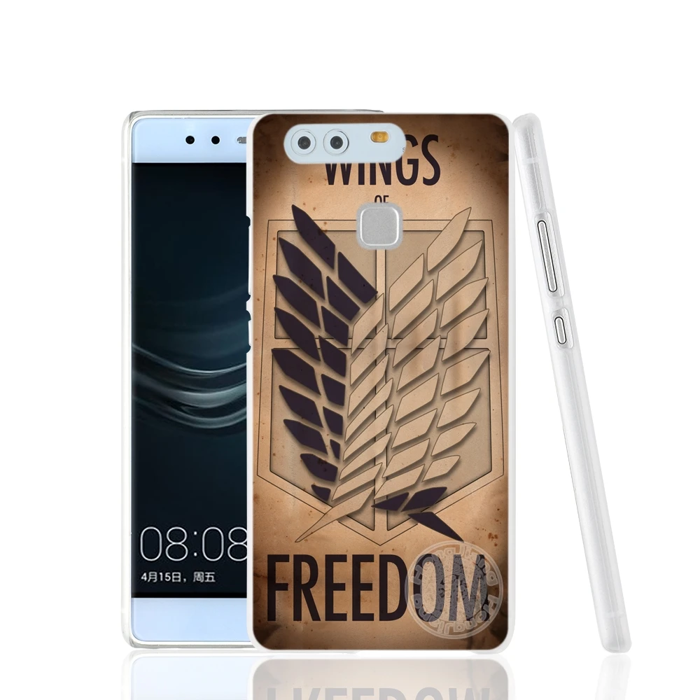 HAMEINUO чехол для телефона с логотипом атаки на Титанов из японского аниме huawei Ascend P7