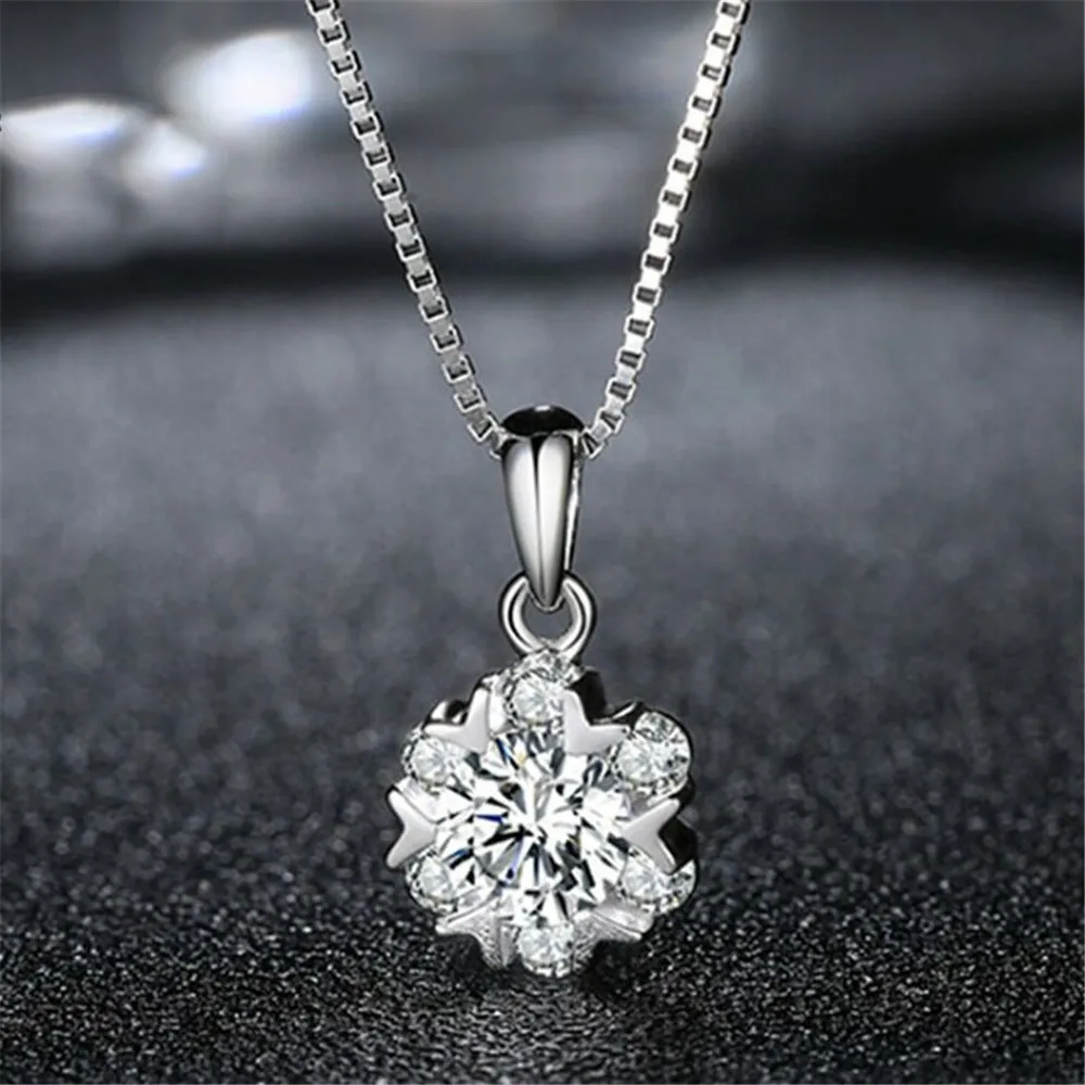 Серебро 925 пробы или возбуждающие украшения It was love at first sight ожерелье с