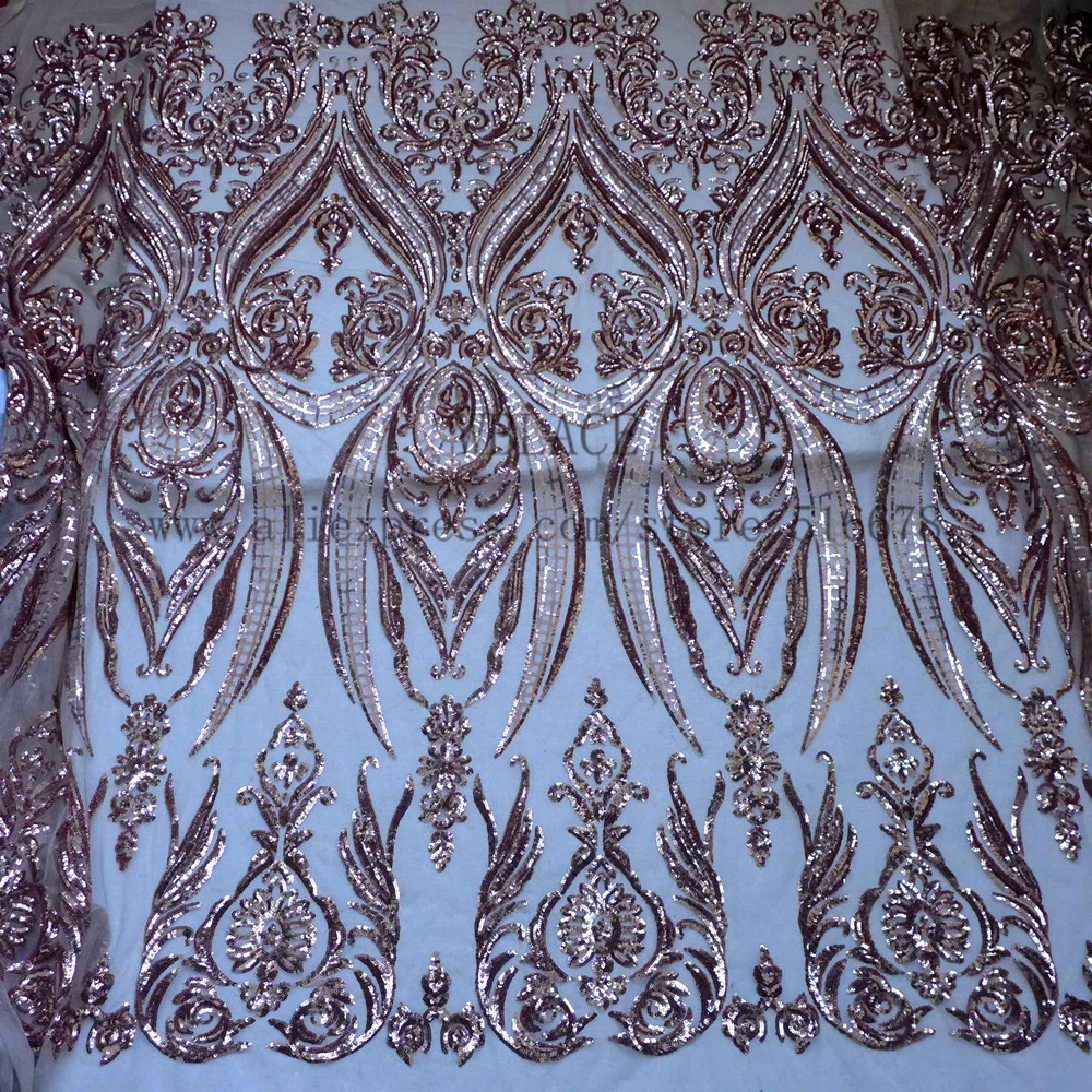 Высококачественная блестящая сетчатая кружевная ткань с блестками