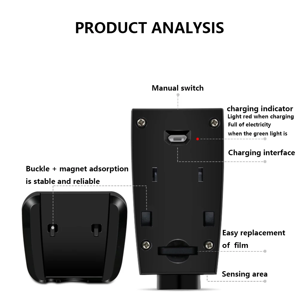2 шт. USB зарядка Беспроводная Универсальная автомобильная проекция светодиодный