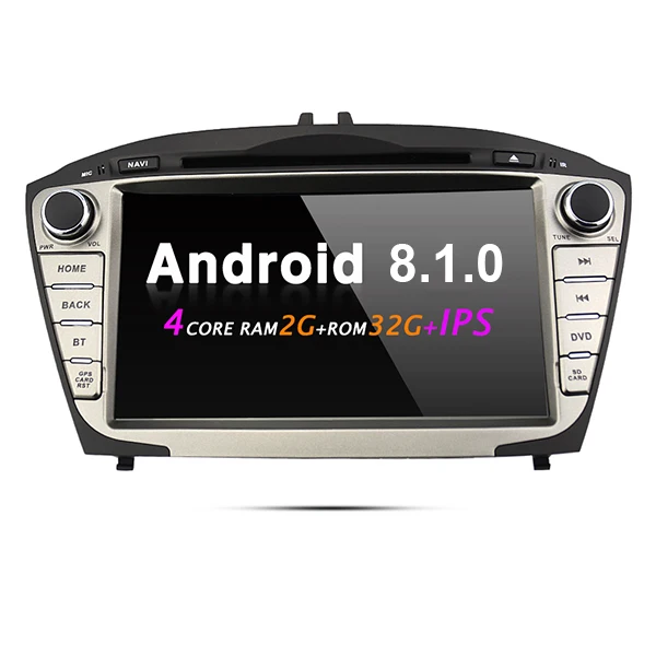 2G 32G IPS EKIY " автомобильный DVD GPS навигационная система для Hyundai Tucson IX35 2Din Android 8,1 стерео радио аудио Музыка Видео мультимедийный плеер - Цвет: 2G 32G IPS