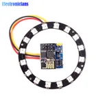 ESP8266 ESP01 ESP-01 RGB светодиодный контроллер Adpater WIFI модуль для Arduino IDE WS2812 WS2812B 5050 16 бит световое кольцо Рождество DIY