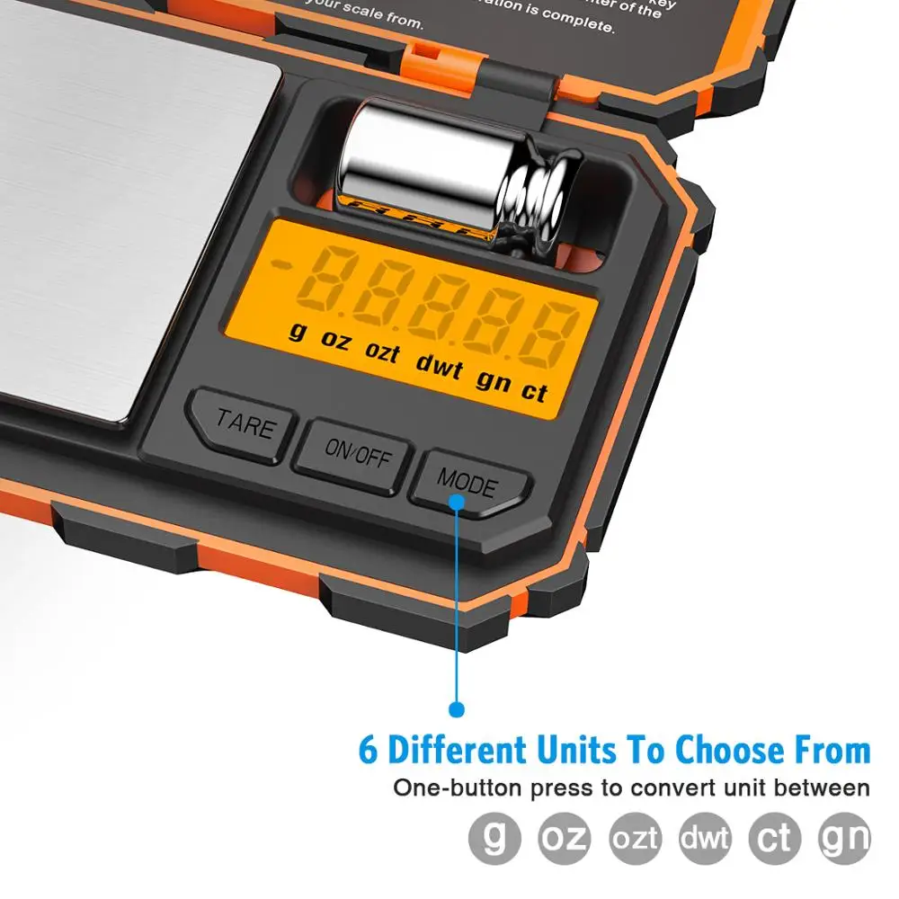 200g/0,01g Digital de cocina escala Mini port&aacute;til balanzas electr&oacute;nicas comida herramienta de medici&oacute;n Escala de alimentos peso bolsillo Cocina las escalas-2