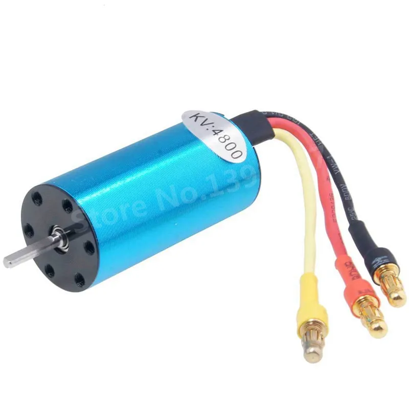 

Powerful Brushless Kit 2040 Brushless Motor 4800KV For 1/18 Scale Models Electric Monster Truck Hobbico Dromida BX/MT/SC4.18