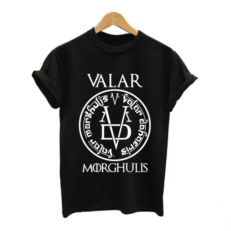 Valar Morghulis полосы термо-Стикеры для одежды на одежде Игра престолов железо на переводах для одежды термочувствительные нашивки полоса