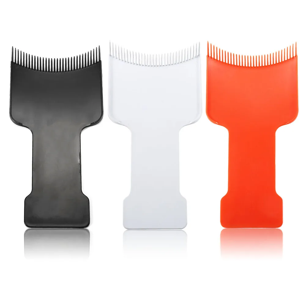 1 шт. пластиковая Антистатическая расческа для волос|hair color comb|color combhair salon tools |