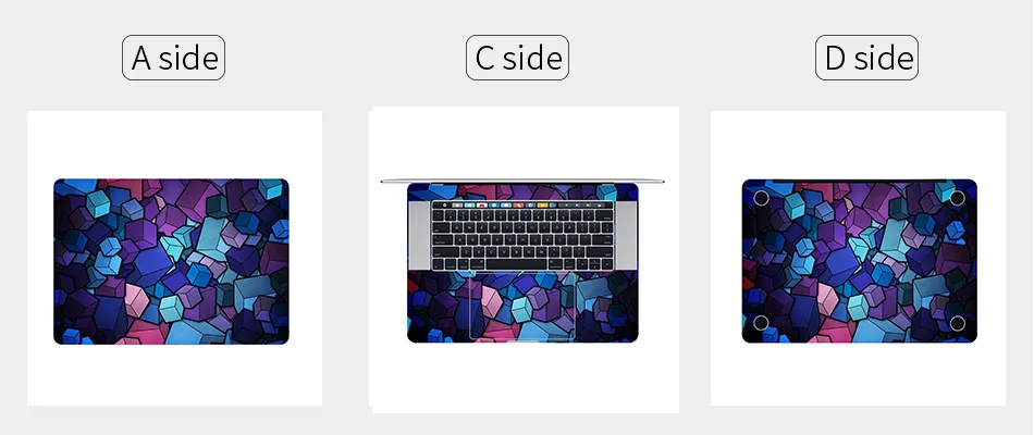 Мозаичное стекло, наклейка для ноутбука, наклейка для Apple Macbook, наклейка Pro Air retina 11, 12, 13, 15 дюймов, защитный чехол для Mac