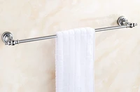wall mounted polished chrome brass bathroom single towel bar towel rail holder bathroom accessory mba903