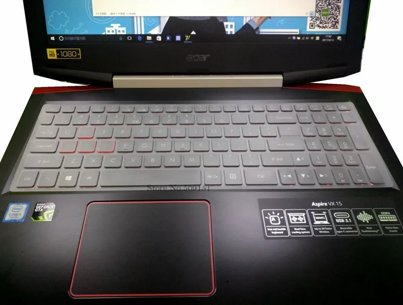 15 6-дюймовый защитный чехол для клавиатуры ноутбука из ТПУ Acer NITRO 5 AN515 игровой AN5 VX