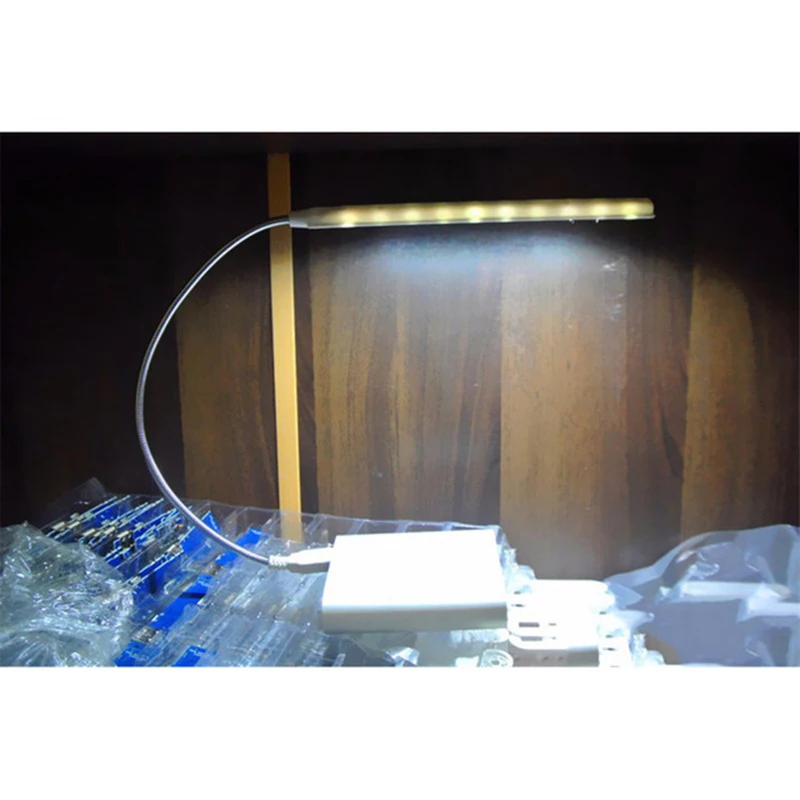 Настольная лампа с клавиатурой гибкая железная цепь USB светодиодный ночник