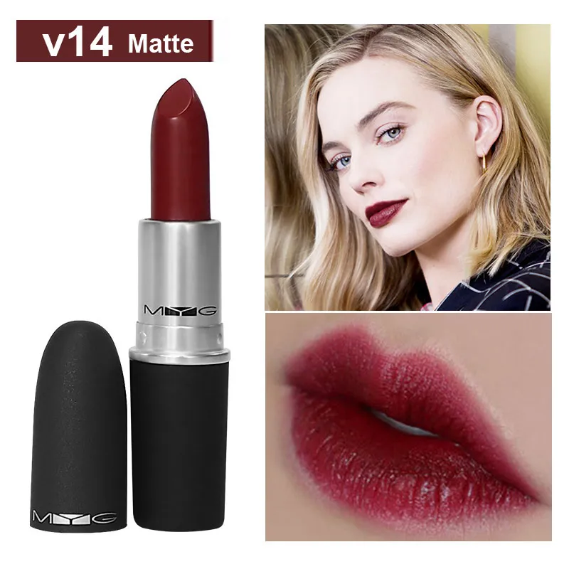 V14 DIVA Новинка 6 цветов матовая губная помада увлажнитель длительного действия губ гладкая губная помада Очаровательная косметика для губ Макияж - Цвет: V14 DIVA