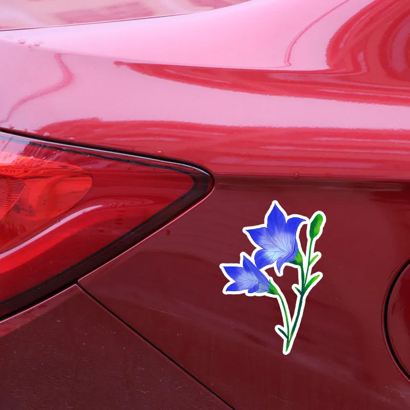 YJZT 10.2*15.3CM Plant Pretty Wisteria Flowers Car Stickers Accessories Bumper Window 11A1424 | Автомобили и мотоциклы