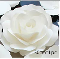 30cm Pattern2 Белые бумажные Цветочные фоновые декорации, трехмерные вечерние украшения, свадебные украшения для витрины - Цвет: 30cm Pattern2