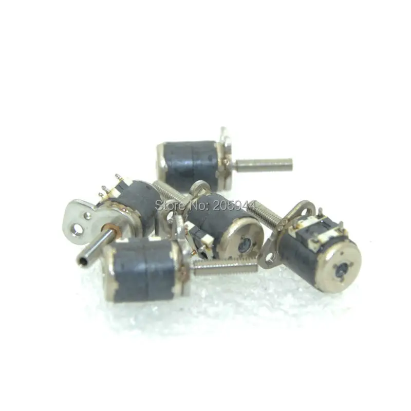 100 шт. 2 фазы 4 провода шаговый двигатель мини микро мотор D6xH7mm с маленьким Отделом