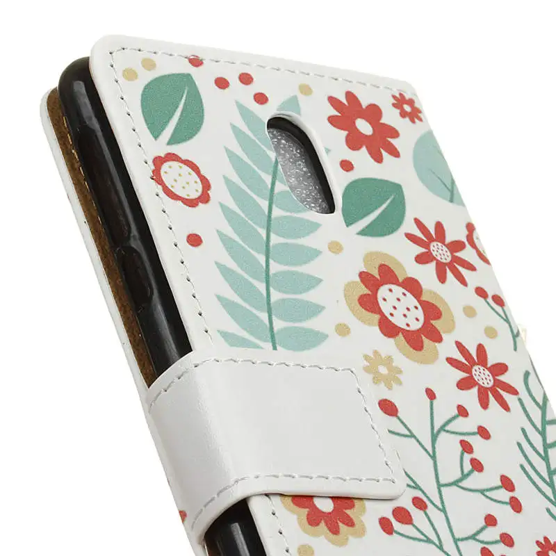 Цветной рисунок Сова конверт с птицами IMD Магнитный защелкивающийся кошелек Флип