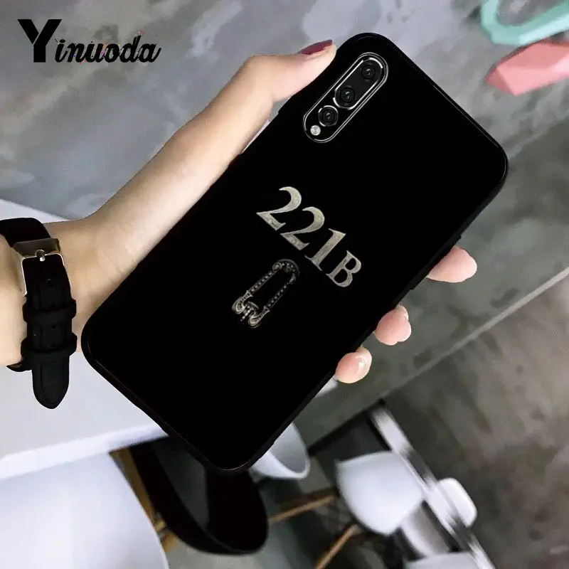 Роскошный чехол для телефона Yinuoda 221B BBC TV Show Sherlock Holmes Huawei P9 P10 Plus Mate9 10 Mate10 Lite P20 Pro
