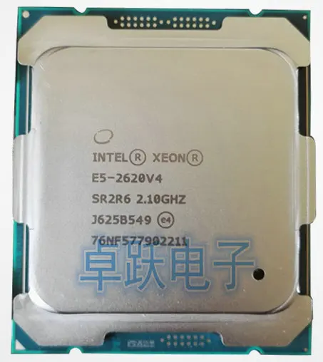 Оригинальный процессор Intel Xeon V4 2 10 ГГц 8 ядер 20 м E5 2620V4 Вт с процессором 85