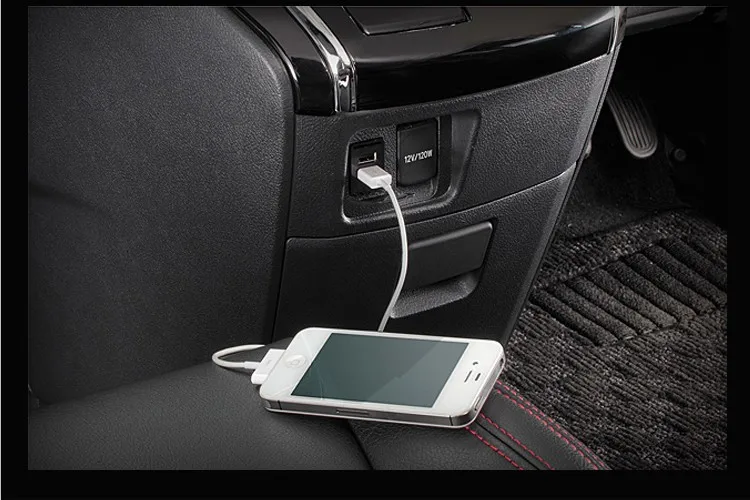 Автомобильный интерфейс USB зарядное устройство двойной usb порт с QC 3 0 Быстрая