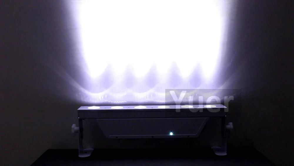 Беспроводной настенный светодиодный светильник RGBWA UV 6 в 1 сценическое освещение