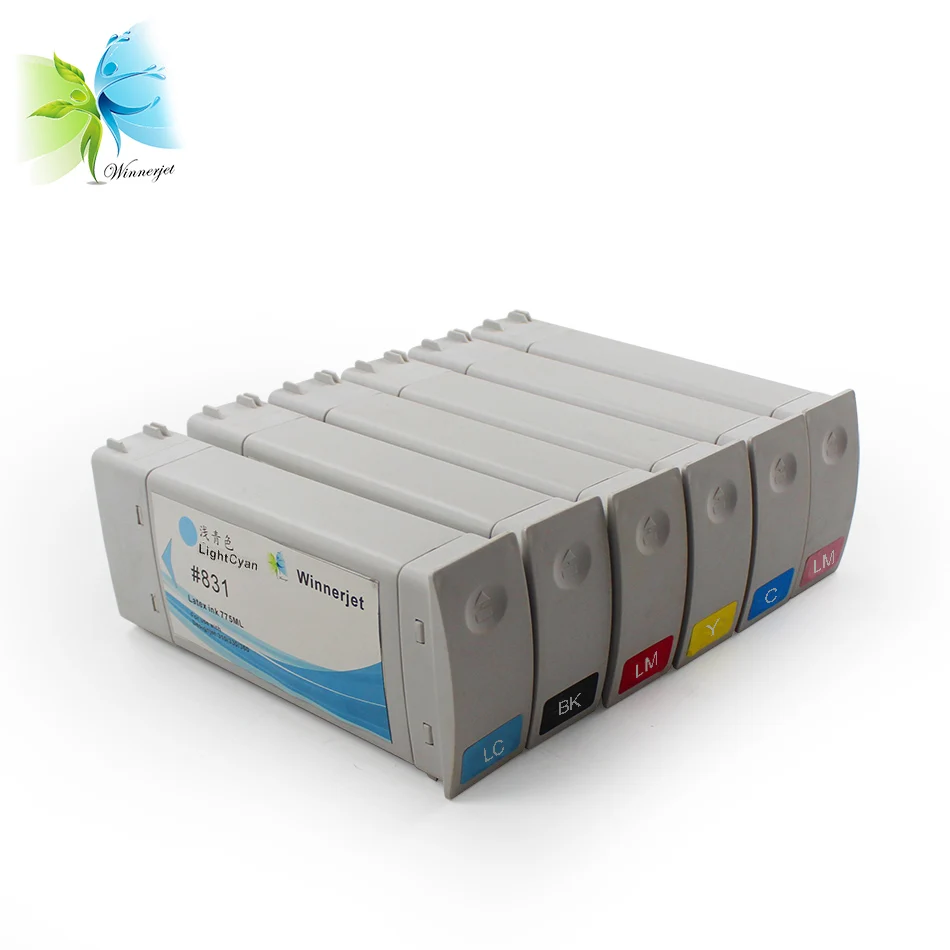 Winnerjet 775 мл 831A 831 совместимый чернильный картридж для HP latex 310 315 330 335 360 365 370 570