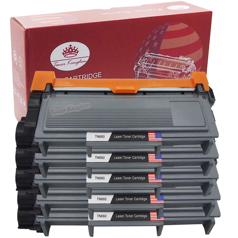 Тонер Королевство 5x Черный TN630 TN660 картриджи для Brother dcp l2520dw L2540DW L2560DN MFC L2685DW L2700DW