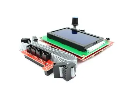 Умный 3D-принтер RAMPS 1 4 ЖК-дисплей 12864 панель управления с синим экраном 2 комплекта