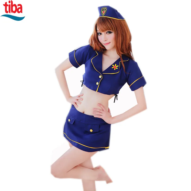 Пикантные sailor uniformSexy белье эротическое горячая Babydoll платье Для женщин ролевой