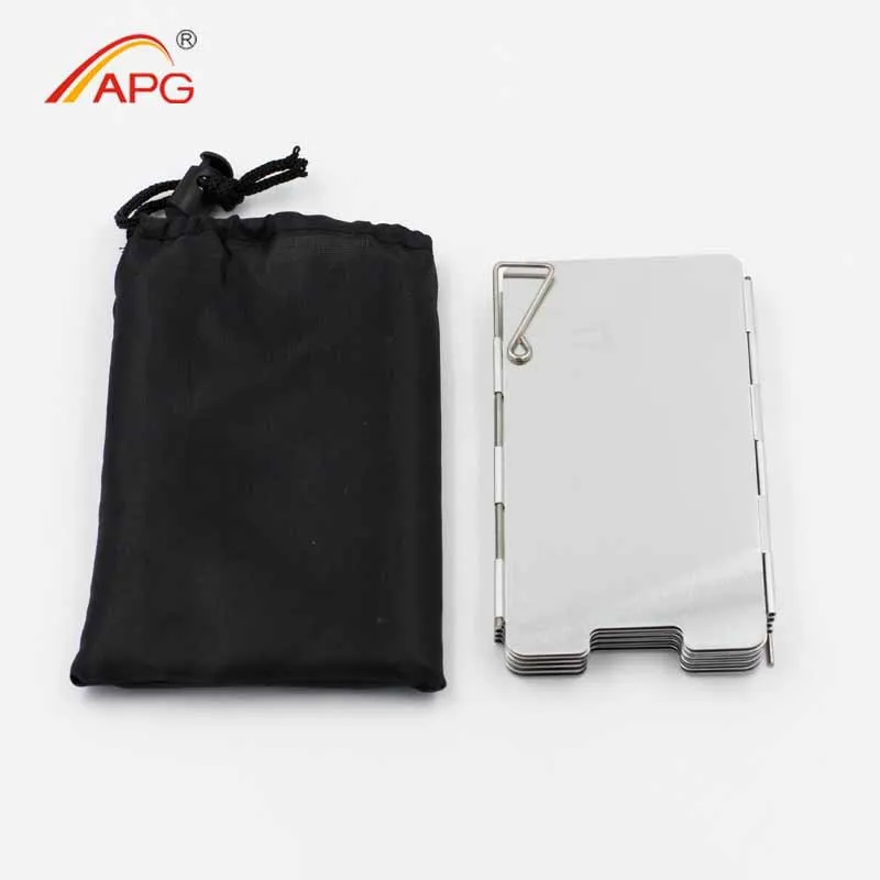 APG 9 plates outdoor Foldable Camping Stove Windshield Cookout Windbreak | Outdoor &amp Accessories