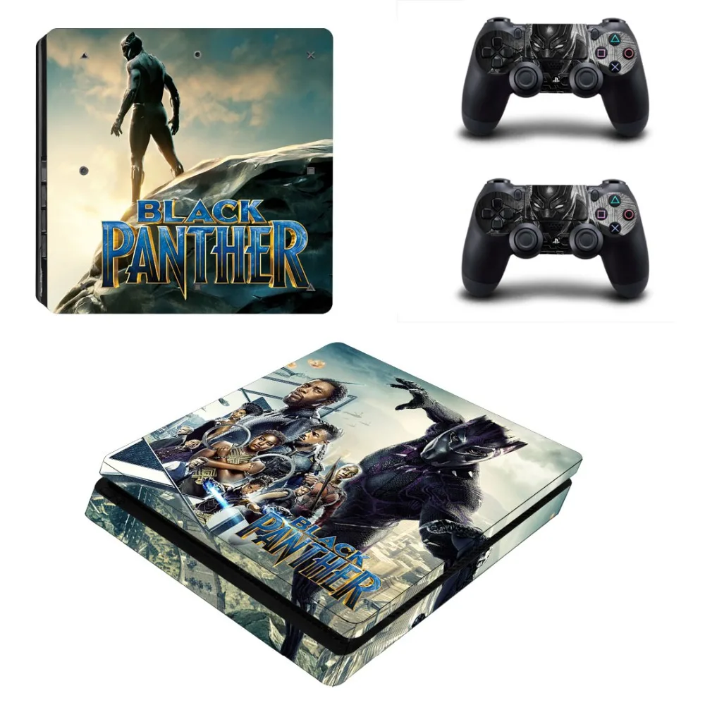 Мстители Черная пантера PS4 тонкий стикер кожи виниловая наклейка для Playstation 4