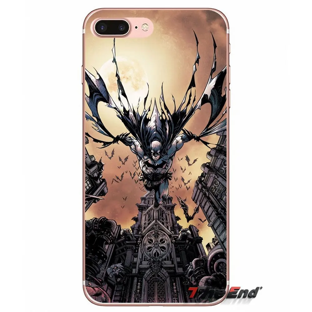 Для huawei P Smart Y6 P8 P9 P10 Plus Nova P20 Lite Pro Mini 2017 SLA-L02 SLA-L22 2i Batman Comic Art прозрачный чехол из