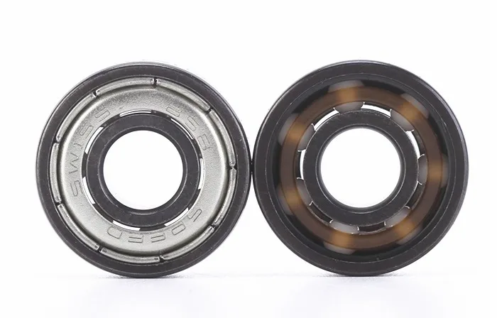 16pcs 608 подшипник ABEC 9 керамический шарик встроенный подшипник конька balineras скейтборд стальной шарик гоночный скейт керамический шариковый подшипник 16 шт./лот